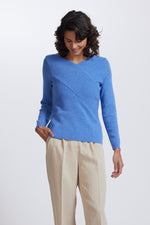 Load image into Gallery viewer, Merino Wool Long Sleeve Rib Wrap - Royal Merino
