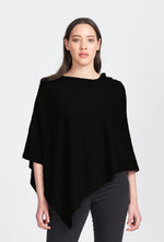 Load image into Gallery viewer, Merino Wool Asymmetric Poncho - Royal Merino
