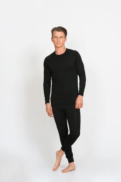 Merino Long Sleeve Crew Neck T-Shirt - Brass Monkeys
