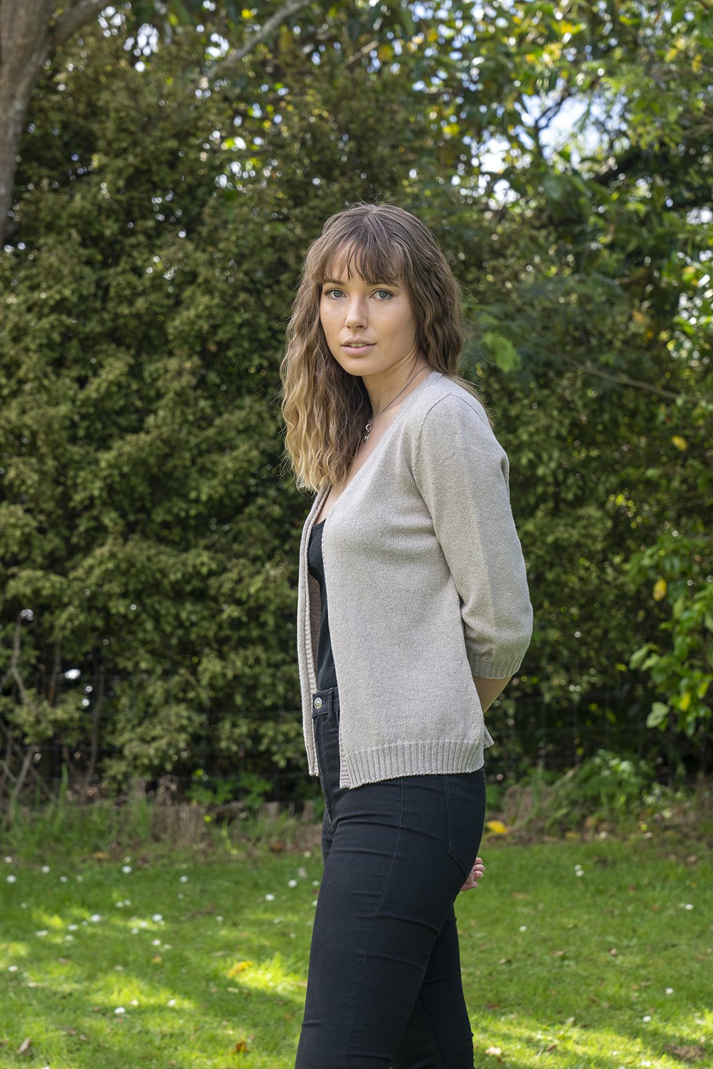 Cotton + Merino Flo Cardigan - Lothlorian Knitwear