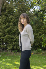 Load image into Gallery viewer, Cotton + Merino Flo Cardigan - Lothlorian Knitwear
