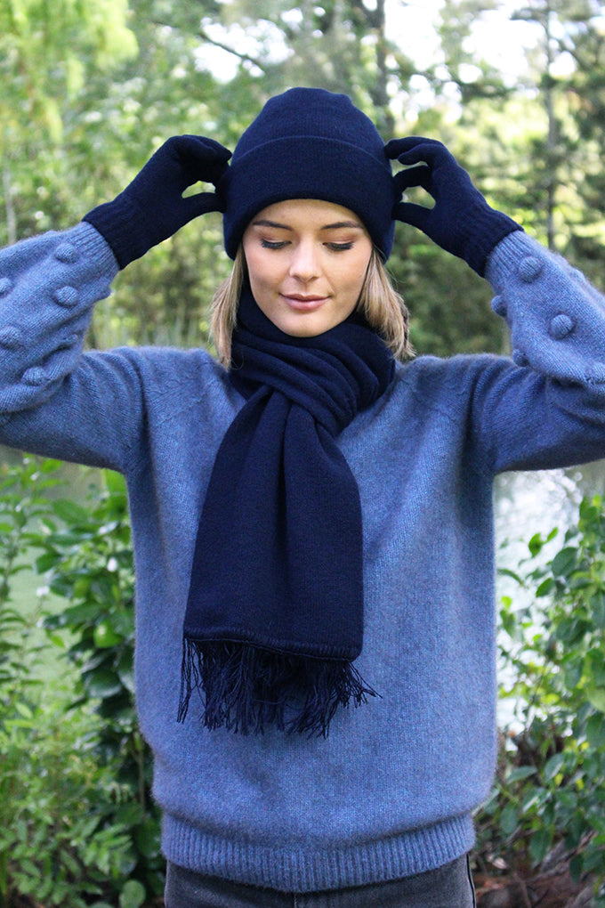 Merino Wool Unisex Scarf - Lothlorian  Knitwear